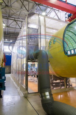 Телескопическая окрасочная камера для авиации SPK-13.6.6 ОСК для авиации SPK GROUP