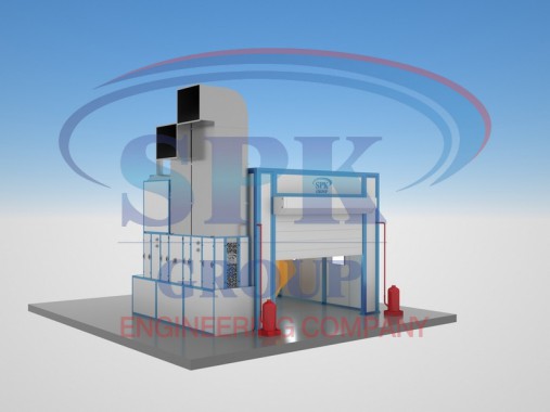 Окрасочно-сушильная камера проходного типа SPK-5.3.3 Окрасочно-сушильная камера проходного типа SPK GROUP