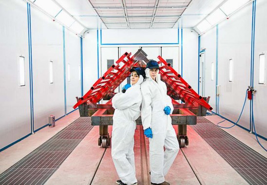 Покраска в окрасочно-сушильной камере для окраски металлоконструкций и ферм SPK 15.4.6, г. Астана (Казахстан) 