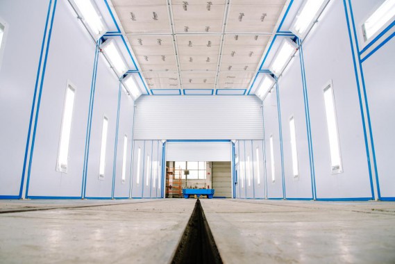 Проходная окрасочно-сушильная камера SPK-17.5.4, г. Ленинск-Кузнецкий Проходная окрасочно-сушильная камера SPK-17.5.4, г. Ленинск-Кузнецкий