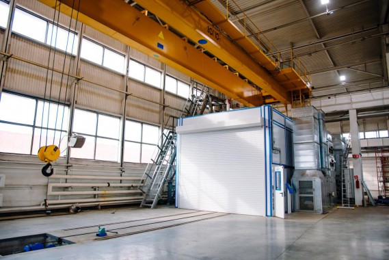 Проходная окрасочно-сушильная камера SPK-17.5.4, г. Ленинск-Кузнецкий Проходная окрасочно-сушильная камера SPK-17.5.4, г. Ленинск-Кузнецкий