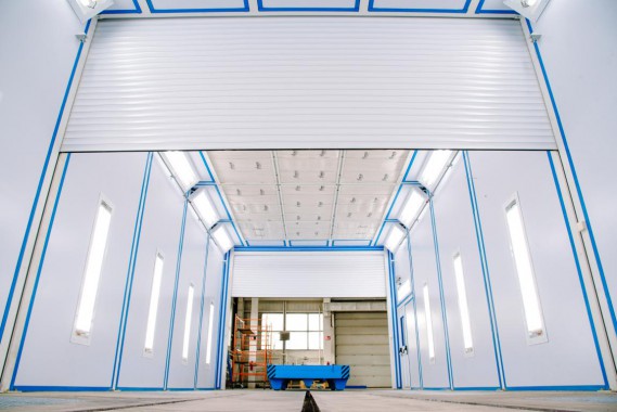 Проходная окрасочно-сушильная камера SPK-17.5.4, г. Ленинск-Кузнецкий Проходная окрасочно-сушильная камера SPK-17.5.4, г. Ленинск-Кузнецкий