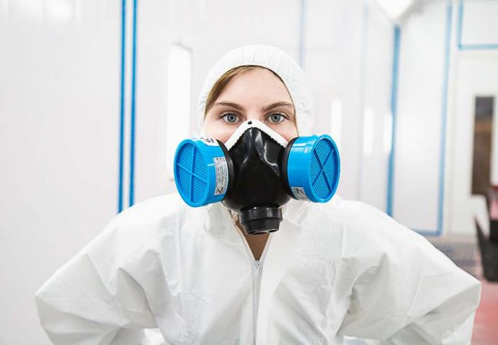 Покраска в окрасочно-сушильной камере для окраски металлоконструкций и ферм SPK 15.4.6, г. Астана (Казахстан) 