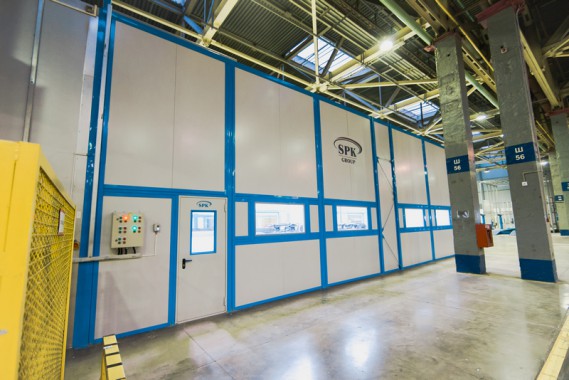 Cушильная камера для шасси автомобилей Mercedes Benz SPK-16.6.5, г. Набережные Челны Cушильная камера для шасси автомобилей Mercedes Benz SPK-16.6.5, г. Набережные Челны