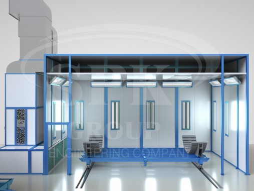 Окрасочно-сушильная камера тупикового типа SРК - 5.8.4 Окрасочно-сушильная камера тупикового типа SPK GROUP