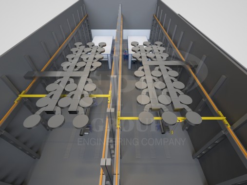 Открытая зона окраски SPK-Z 18.7,5. Комплекс подготовки и окраски поверхности SPK Открытая зона окраски SPK-Z 18.7,5. Комплекс подготовки и окраски поверхности SPK GROUP