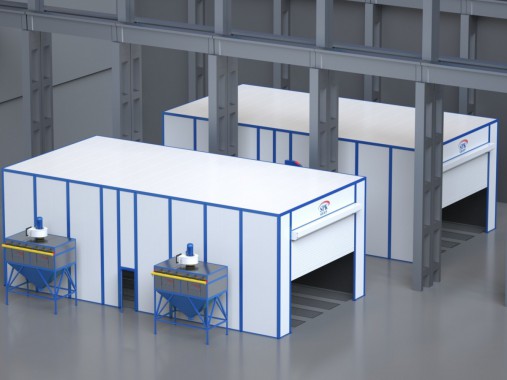 Открытая зона окраски SPK-Z 18.7,5. Комплекс подготовки и окраски поверхности SPK Открытая зона окраски SPK-Z 18.7,5. Комплекс подготовки и окраски поверхности SPK GROUP