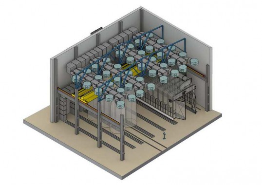 Зона открытой окраски Z-18.12.11 и окрасочно-сушильная камера SPK-17.11.7 Зона открытой окраски Z-18.12.11 и окрасочно-сушильная камера SPK-17.11.7 SPK GROUP