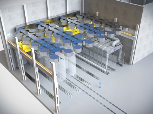 Зона открытой окраски Z-18.12.11 и окрасочно-сушильная камера SPK-17.11.7 Зона открытой окраски Z-18.12.11 и окрасочно-сушильная камера SPK-17.11.7 SPK GROUP