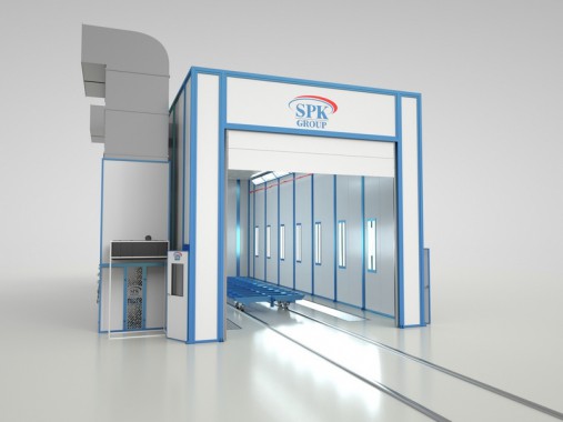 Окрасочно-сушильная камера тупикового типа SPK-14.5.4 Окрасочно-сушильная камера тупикового типа SPK GROUP