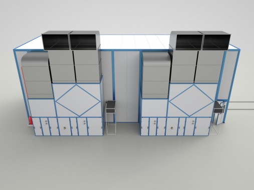 Окрасочно-сушильная камера тупикового типа SPK-14.5.4 Окрасочно-сушильная камера тупикового типа SPK GROUP