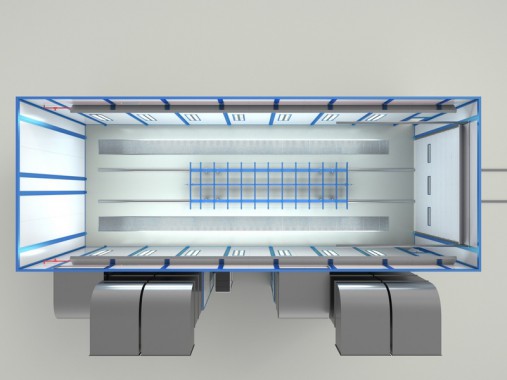 Окрасочно-сушильная камера тупикового типа SPK-14.5.4 Окрасочно-сушильная камера тупикового типа SPK GROUP