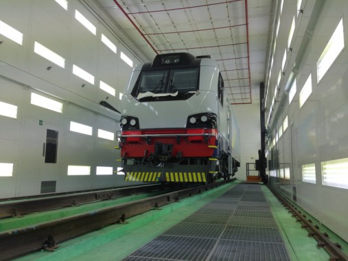 Покрасочно-сушильная камера для локомотивов SPK-Р 22.6.7 Камера для окраски локомотивов от СПК