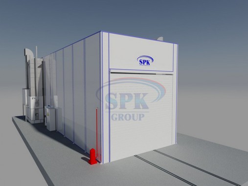 Покрасочно-сушильная камера для цистерн SPK-18.6.6 Камера окраски и сушки SPK GROUP для цистерн