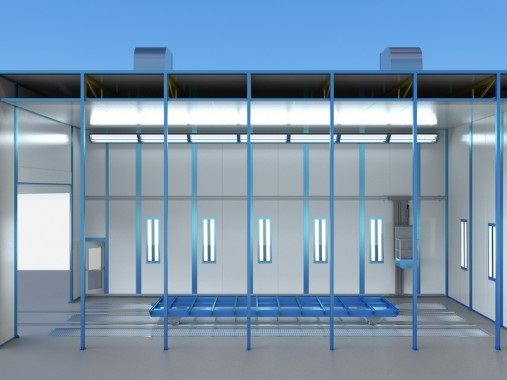 Окрасочно-сушильная камера тупикового типа SРК - 13.6.6 Тупиковая покрасочная камера SPK GROUP