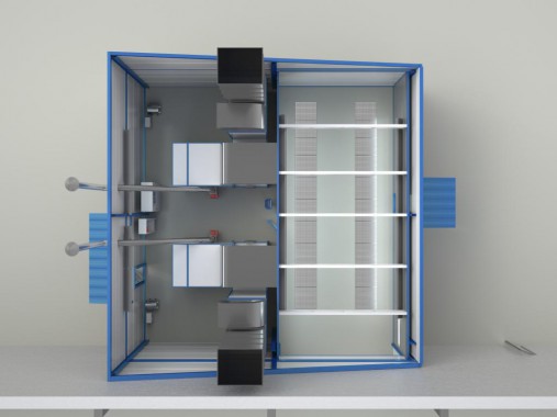 Уличная покрасочно-сушильная камера SPK-T 12.6.4 для деталей самолета, г. Екатеринбург Уличная покрасочно-сушильная камера SPK-T 12.6.4 для деталей самолета, г. Екатеринбург