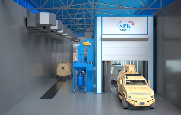 Зона открытой окраски для спецтехники SPK-Z 36.7