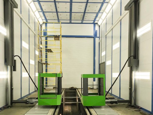 Покрасочно-сушильная камера для ж/д вагонов SPK-36.6.7, г. Рузаевка Камера покрасочная для вагонов жд SPK GROUP