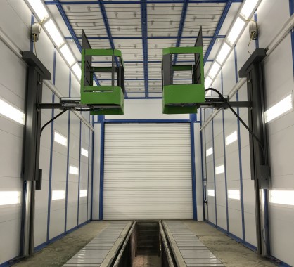 Покрасочно-сушильная камера для ж/д вагонов SPK-36.6.7, г. Рузаевка Смотрите фото окрасочной камеры для вагонов от СПК