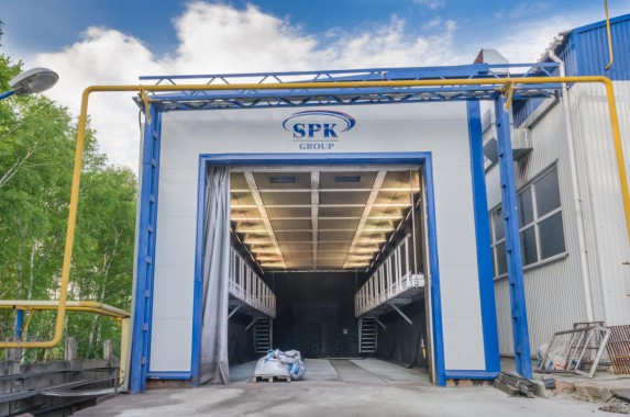 Уличная дробеструйная камера SPK-24.6.5 Уличная дробеструйная камера SPK GROUP