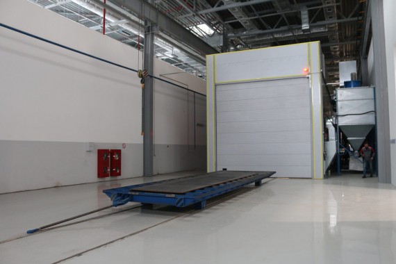 Комплекс подготовки, покраски и сушки для военной техники. Камера подготовки к покраске SPK-15.6.6