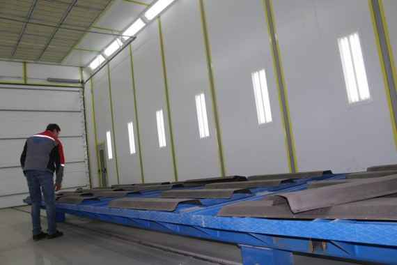 Комплекс подготовки, покраски и сушки для военной техники. Камера подготовки к покраске SPK-15.6.6