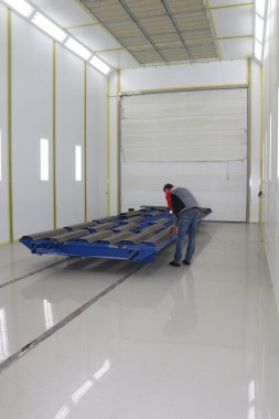 Комплекс подготовки, покраски и сушки для военной техники. Камера подготовки к покраске SPK-15.6.6