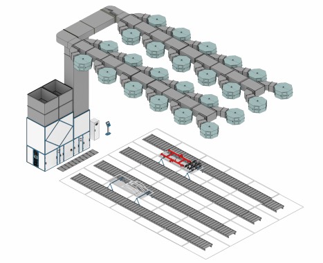 Зона открытой окраски для горно-шахтного оборудования SPK GROUP