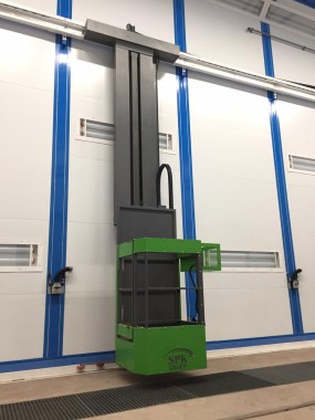 Проходная камера для окраски и сушки кузовов электровозов SPK-P 22.6.7 СПК ГРУПП - решения для окраски жд техники