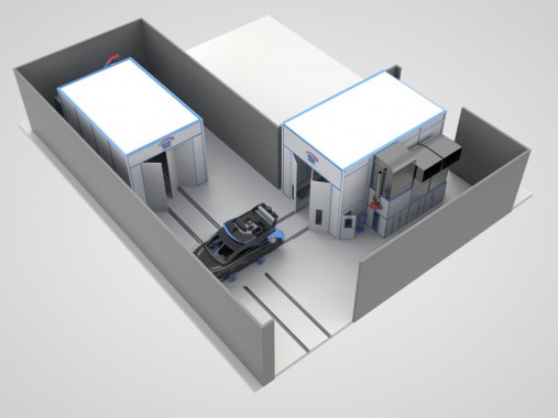 Комплекс подготовки и покраски поверхности для катеров и яхт SPK GROUP