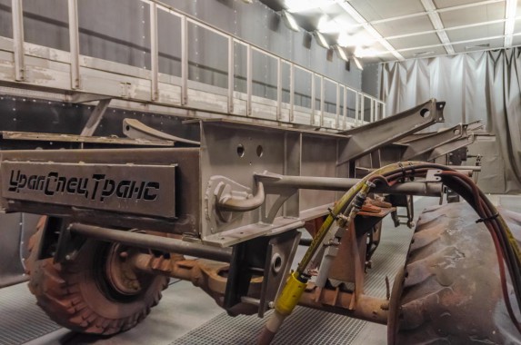 Уличная дробеструйная камера SPK-24.6.5 Уличная дробеструйная камера SPK GROUP