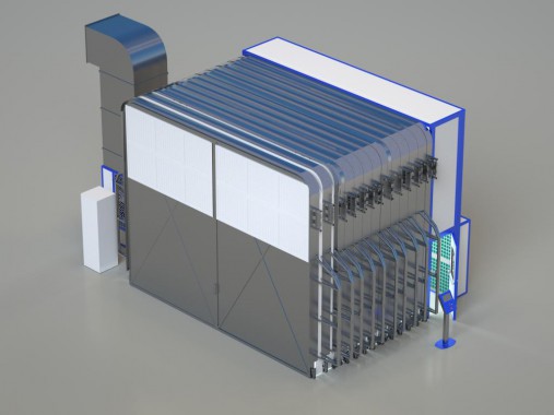 Складная окрасочная камера SPK GROUP