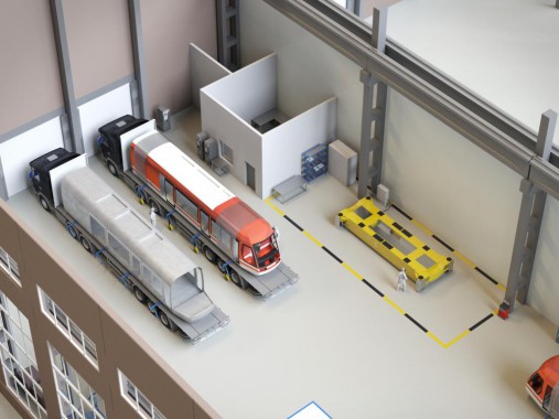 Оборудование подготовки и окраски трамваем SPK GROUP 