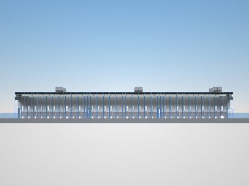 Окрасочно-сушильная камера для лопастей ветрогенераторов SPK-67.6.6 Окрасочно-сушильная камера для лопастей ветрогенераторов SPK GROUP