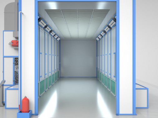 Окрасочно-сушильная камера для спецтехники SРК T - 18.5.5 Окрасочно-сушильная камера SPK GROUP для спецтехники