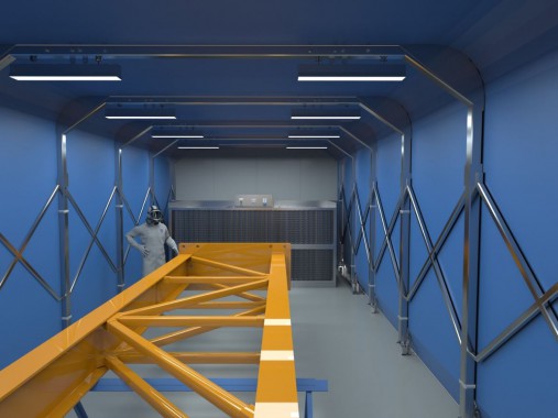 Проходная телескопическая окрасочно-сушильная камера SРК - 11.6.5 Проходная телескопическая окрасочно-сушильная камера SPK GROUP