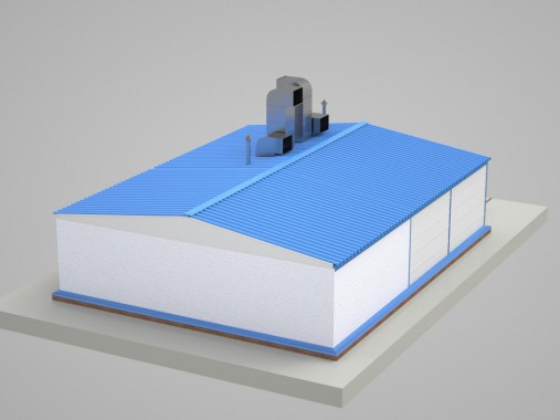 Уличный комплекс подготовки, покраски и сушки SPK для металлоконструкций Уличный комплекс подготовки, покраски и сушки для металлоконструкций SPK GROUP