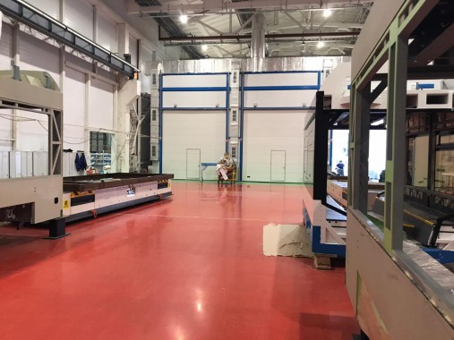 Комплекс подготовки, покраски и сушки для трамвайных вагонов, г. Тверь Комплекс подготовки, окраски и сушки вагонов трамваев SPK GROUP