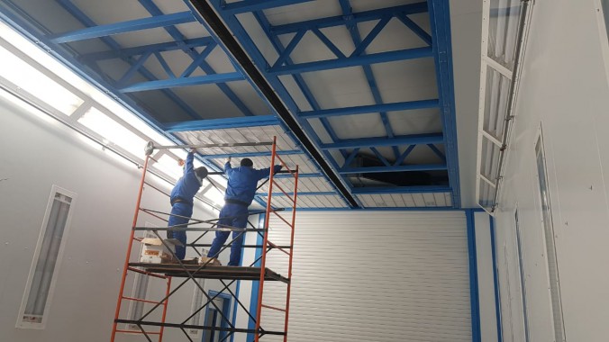 Комплекс подготовки, мойки и окраски поверхности для изделий машиностроительного комплекса, г. В. Луки Комплекс подготовки, мойки и окраски поверхности для изделий машиностроительного комплекса SPK GROUP