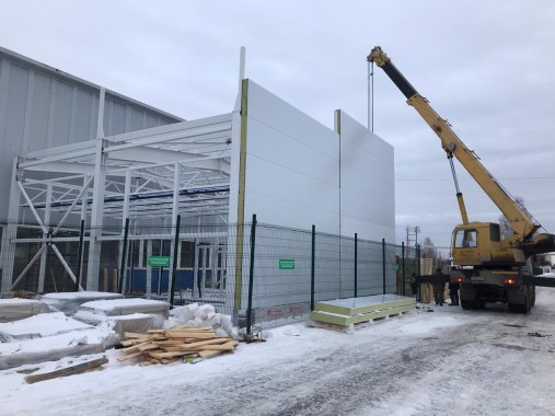 Уличная покрасочно-сушильная камера SPK-T 12.6.4 для деталей самолета, г. Екатеринбург Уличная покрасочно-сушильная камера SPK-T 12.6.4 для деталей самолета, г. Екатеринбург