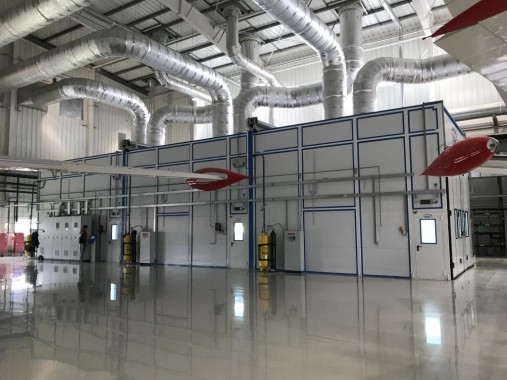 Камера покрасочно-сушильная для деталей самолетов SPK-22.6.5 Камера сушки и покраски SPK GROUP для авиа