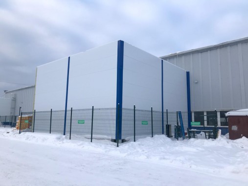 Уличная покрасочно-сушильная камера SPK-T 12.6.4 для деталей самолета, г. Екатеринбург Уличная покрасочно-сушильная камера SPK-T 12.6.4 для деталей самолета, г. Екатеринбург