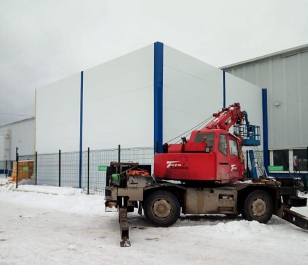 Уличная покрасочно-сушильная камера SPK-T 12.6.4 для деталей самолета, г. Екатеринбург Уличная покрасочно-сушильная камера SPK-T 12.6.4 для деталей самолета, г. Екатеринбург