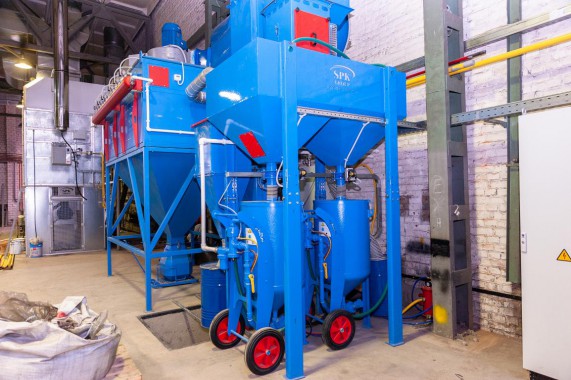 Комплекс подготовки, мойки и окраски поверхности для изделий машиностроительного комплекса, г. В. Луки Комплекс подготовки, мойки и окраски поверхности для изделий машиностроительного комплекса SPK GROUP