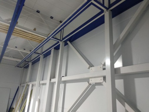 Уличная покрасочно-сушильная камера SPK-T 12.6.4 для деталей самолета, г. Екатеринбург Уличная покрасочно-сушильная камера SPK-T 12.6.4 для деталей самолета, г. Екатеринбург