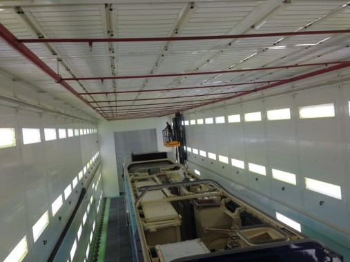 Окрасочно-сушильная камера SPK GROUP на электровозосборочном заводе