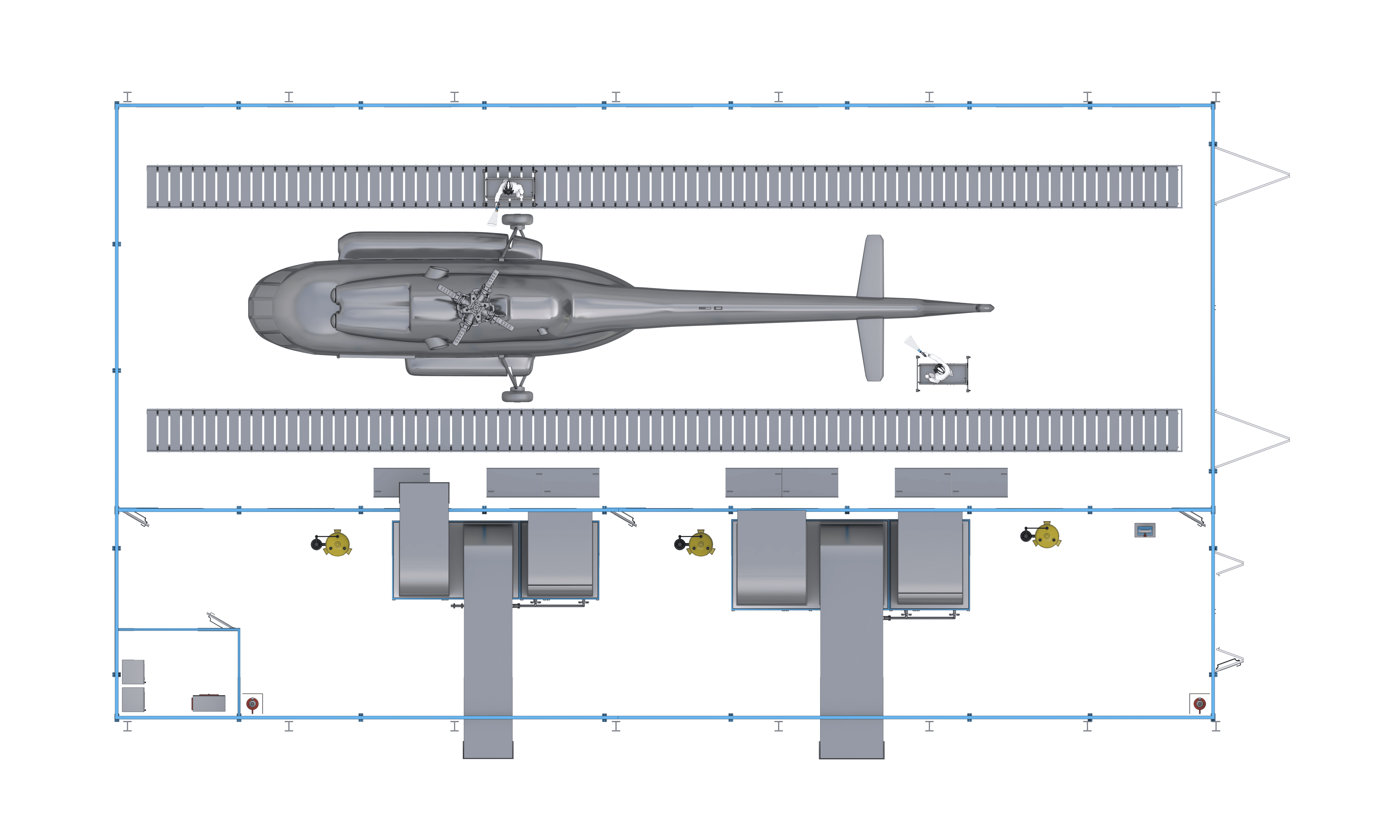 покраска вертолета