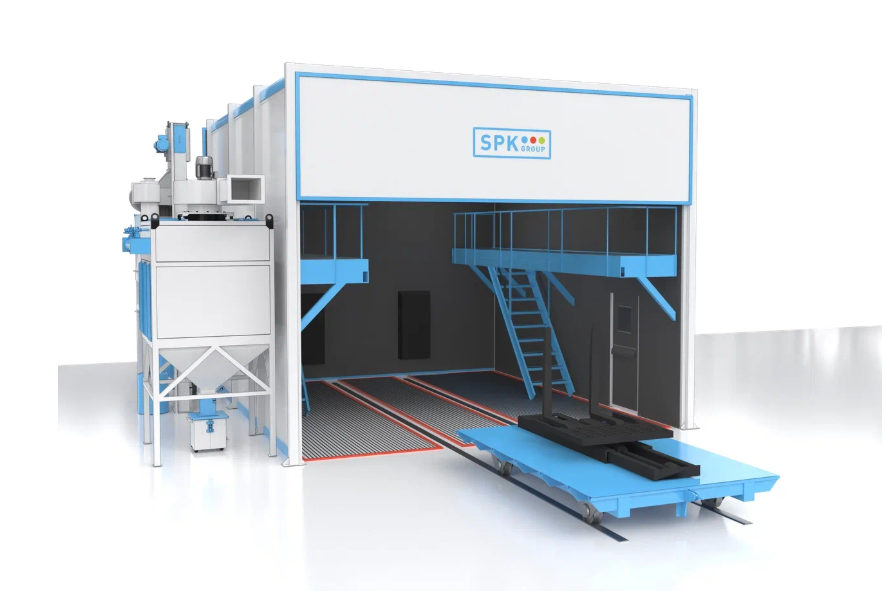 камера дробеструйной очистки