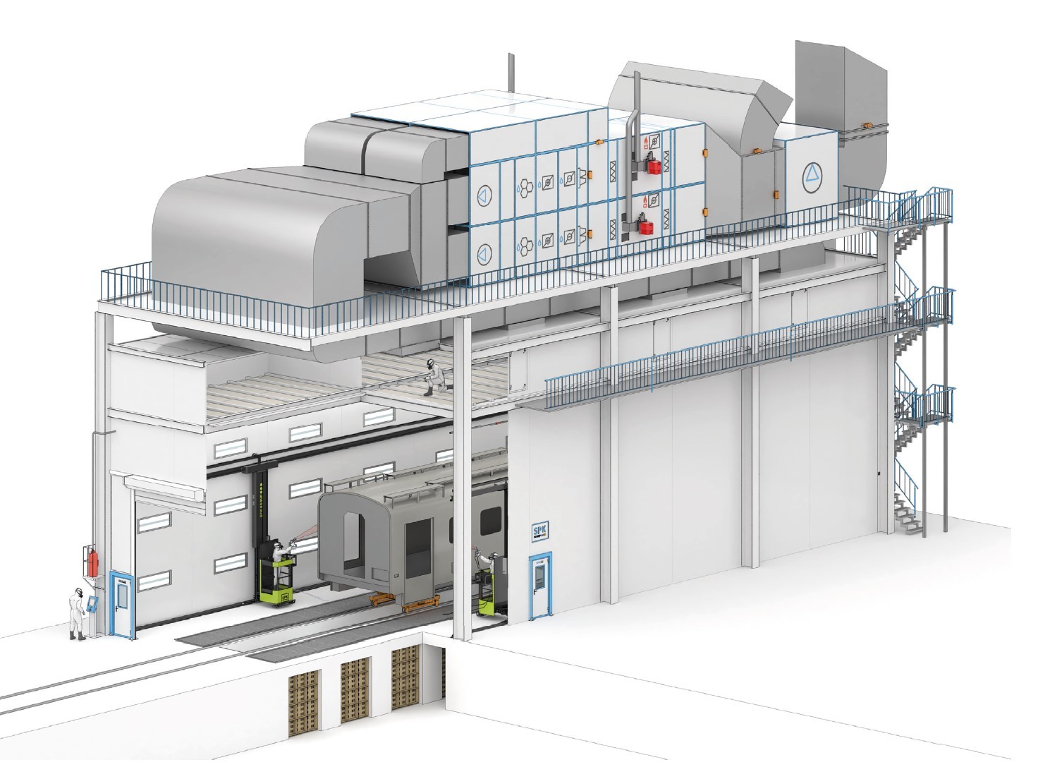 камера окраски жд