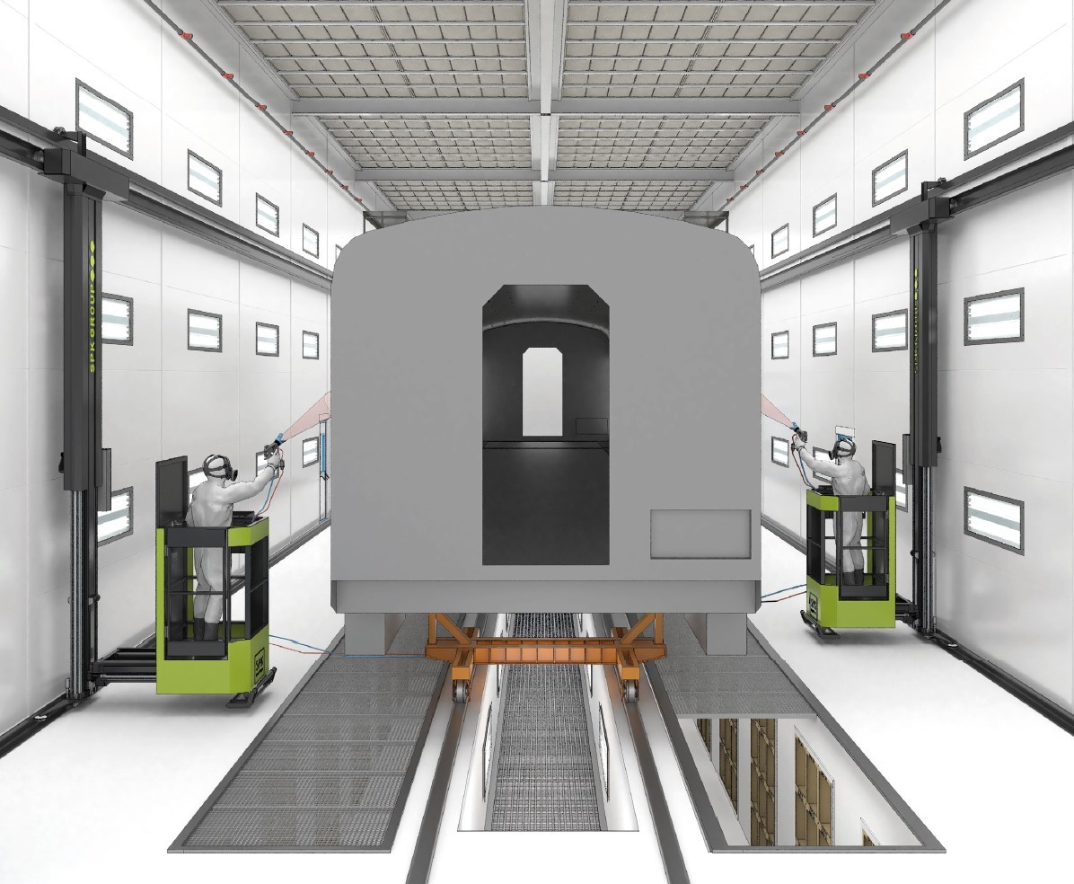 покраска жд вагонорв